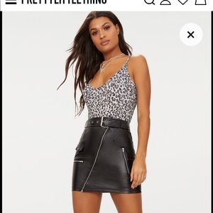 Pretty little thing leopard bodysuit